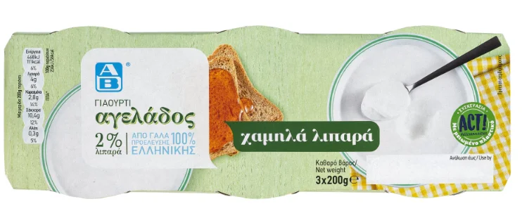 ΓΙΑΟΥΡΤΙ ΑΓΕΛΑΔΟΣ 2% λιπαρά 240g
