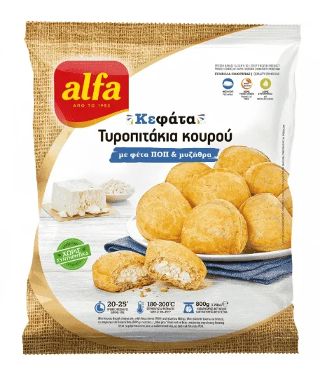 Τυροπιτάκια ALFA Κεφάτα Κουρού 800g