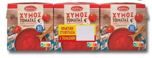 Ελαφρά συμπυκνωμένος χυμός τομάτας