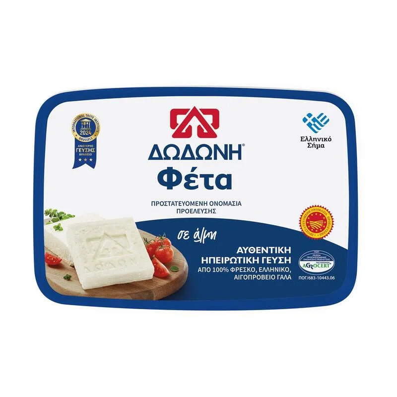 ΔΩΔΩΝΗ Φέτα Π.Ο.Π. σε Άλμη 400γρ