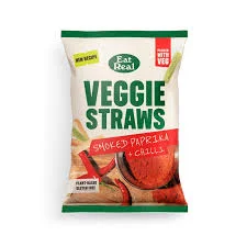 Straws Λαχανικών με Πάπρικα και Τσίλι Χωρίς Γλουτένη