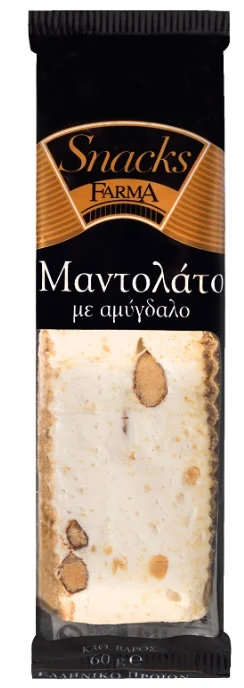 μαντολάτο με αμύγδαλα 60γρ.