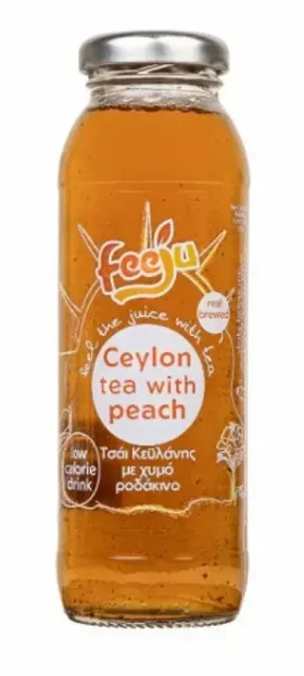FEEJU Τσάι Κεϋλάνης με Ροδάκινο 250 ml