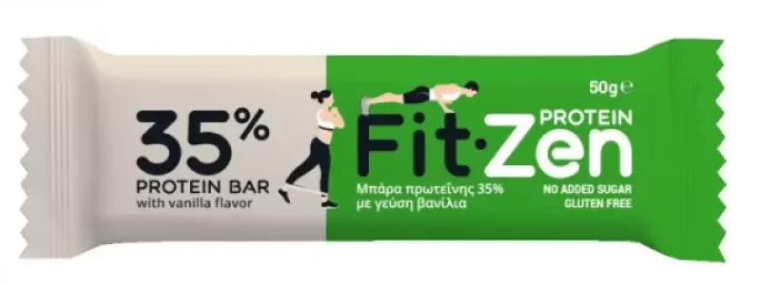 Μπάρα Πρωτεΐνης Βανίλια και Γλυκαντικά Χωρίς Γλουτένη