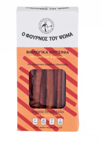 ΦΟΥΡΝΟΣ ΤΟΥ ΨΩΜΑ Κριτσίνια με Παντζάρι και Σκόρδο 140 g.