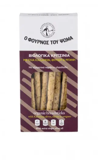 ΦΟΥΡΝΟΣ ΤΟΥ ΨΩΜΑ Κριτσίνια με Ελιά-Θυμάρι-Ρίγανη 140 GR