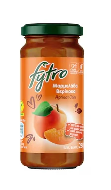 Μαρμελάδα FYTRO βερίκοκο ή φράουλα 280gr