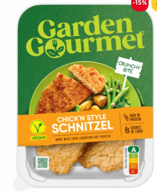 GARDEN GOURMET Φυτικό 'Σνίτσελ' Κατεψυγμένο 270 GR