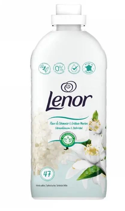 Lenor Μαλακτικό Ρούχων Lime Blossom-Sea Salt 987ml