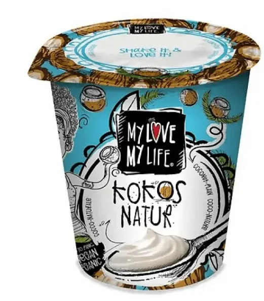 MY LOVE MY LIFE Vegan Επιδόρπιο Καρύδας 125 GR