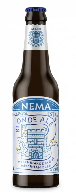NEMA Μεσσηνιακή Μπύρα Ξανθιά Ale 330 ml