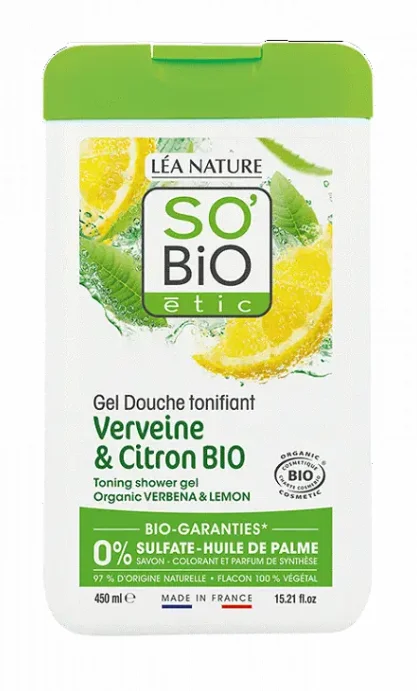 SOBIOETIC Αφρόλουτρο Βερβένα-Λεμόνι 450 ml