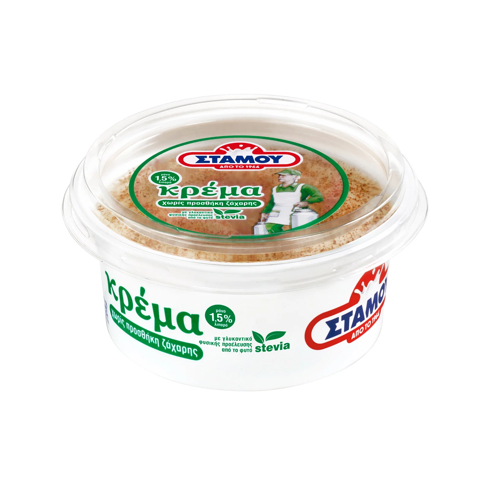 Στάμου Κρέμα Light με Στέβια 180gr