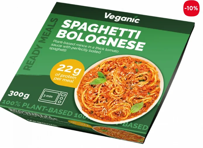 Φυτικό Έτοιμο Γεύμα "Spaghetti Bolognese"