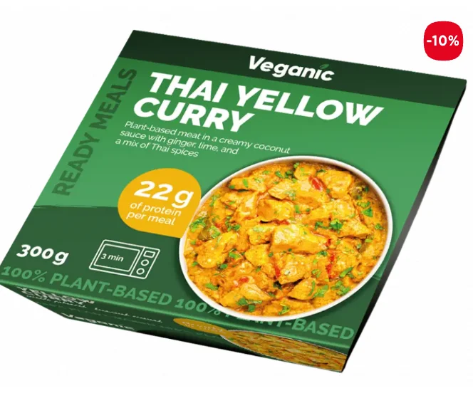 Φυτικό Έτοιμο Γεύμα "Thai Yellow Curry"
