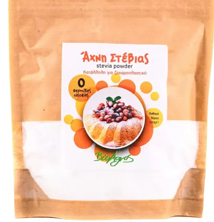 Άχνη Στέβιας – Ερυθριτόλης