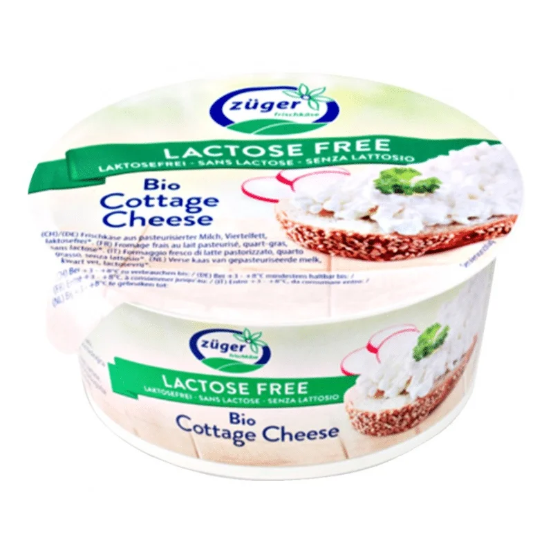ZUGER Τυρί Cottage Χωρίς Λακτόζη 150 GR