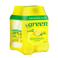 GREEN Αναψυκτικό Λεμονάδα Στέβια Με Ανθρακικό Κουτί 4 X 330ml