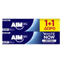 Οδοντόκρεμα White Now Aim  2Χ75ml