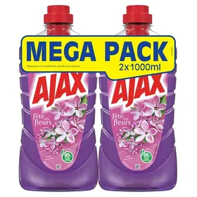 Ajax Υγρό Καθαριστικό Γιορτή Λουλουδιών Άνθη Πασχαλιάς 2x1lt.