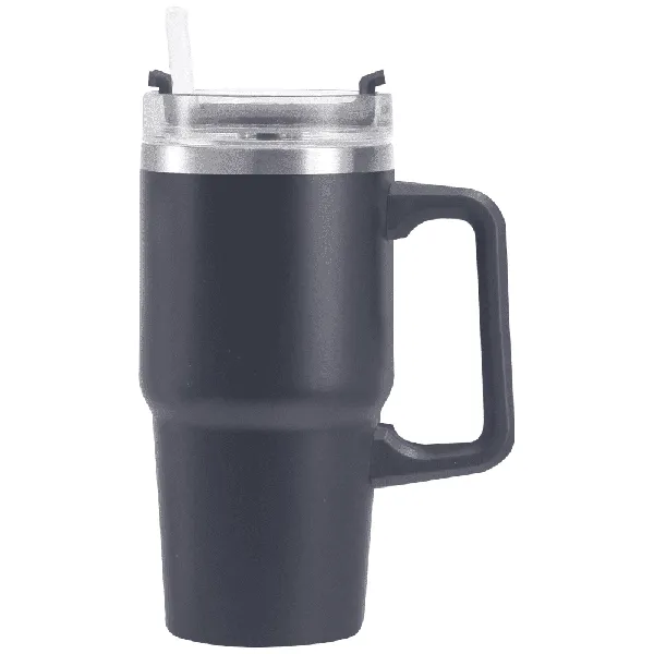 ισοθερμικό δοχείο ζεστό/κρύο ρόφημα διπλότοιχο μαύρο 600ml