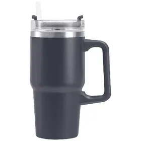 ισοθερμικό δοχείο ζεστό/κρύο ρόφημα διπλότοιχο μαύρο 600ml