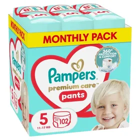Πάνες Βρακάκι Μέγεθος 5 (11-17kg) Pampers Premium Care Pants (82τεμ)