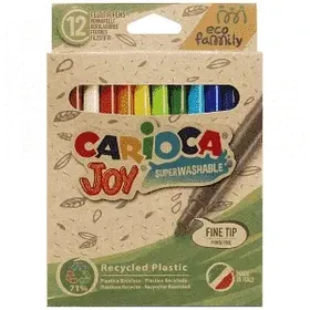 Carioca Joy Ecofamily Μαρκαδόροι 12 τεμ.