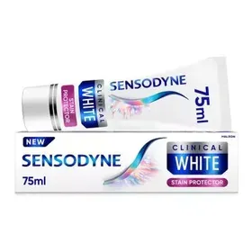 Sensodyne Clinical White, Οδοντόκρεμα για 2 τόνους Λευκότερα δόντια +24ωρη Προστασία από την Ευαισθησία, 75ml