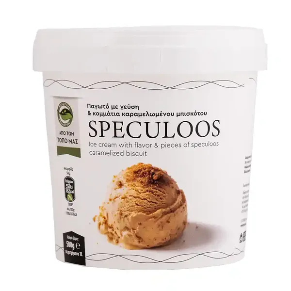Μασούτης Από Τον Τόπο Μας Παγωτό Μπισκότο Speculoos 500γρ. /1lt.
