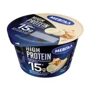 ΜΕΒΓΑΛ High Protein Επιδόρπιο Στραγγιστού Γιαουρτιού Μπανάνα & γεύση Φιστικοβούτυρο Χωρίς προσθήκη ζάχαρης 170g