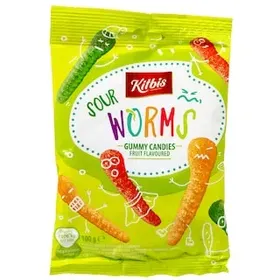 KITBIS Ζελεδάκια Sour Worms Γεύση Φρούτων 100g