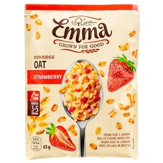 EMMA Πόριτζ Βρώμης Φράουλα 65g