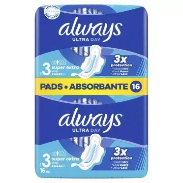 ALWAYS Ultra Day Σερβιέτες Super Extra 16τεμ.