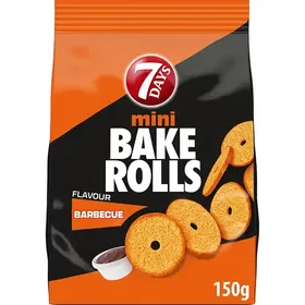 7 days Bake Rolls Mini Barbeque 150gr