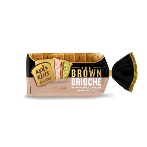 Selection brioche ψωμί ολικής για τοστ 350γρ.