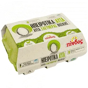 Ηπειρώτικα Αυγά Πίνδος Ελευθέρας Βοσκής 6x73g