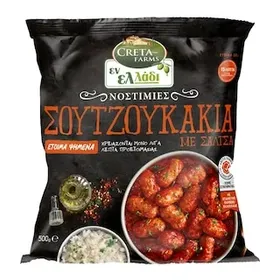CRETA FARMS Σουτζουκάκια με Σάλτσα Νοστιμιές Κατεψυγμένα 500g