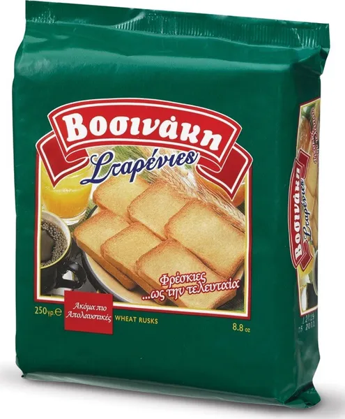 Βοσινάκης Φρυγανιές Σίτου 250 gr