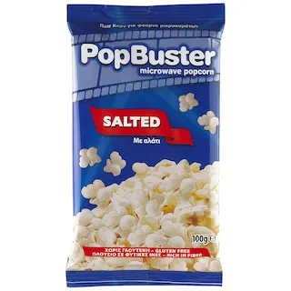 POPBUSTER Ποπ Κορν Αλάτι 100g