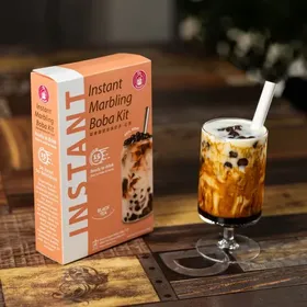 Ρόφημα Bubble Tea Μαύρο τσάι, Καστανή ζάχαρη, Matcha, Καφές, Τάρο