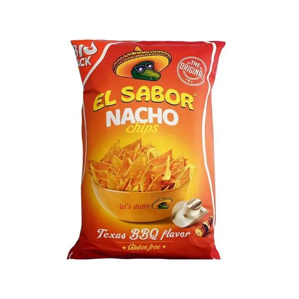 EL SABOR nacho chips sour cream & onion ή chili ή bbq 180γρ.