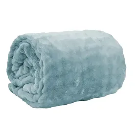 Artisti Italiani Κουβέρτα Carezza Bubble Σιέλ 200x220cm. 1 τεμ.