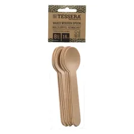 Tessera Κουτάλι Ξύλινο 16cm 8τμχ