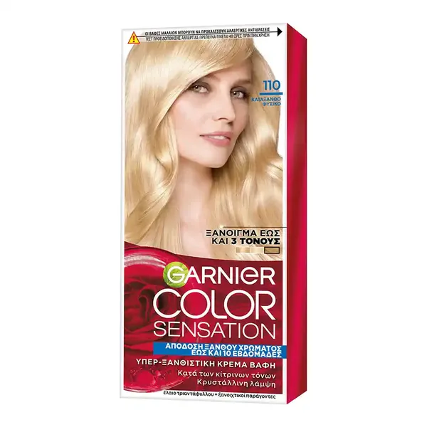 L'oreal Garnier Color Sensation Βαφή Μαλλιών No110 Κατάξανθο Φυσικό 40ml.