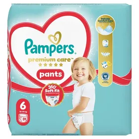 Βρεφικές πάνες βρακάκι premium pants Νο6-31 τεμ.