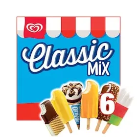 ALGIDA Παγωτό Classic Mix 6x62g