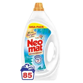 Neomat Aromatherapy Υγρό Απορρυπαντικό Πλυντηρίου Ρούχων Λωτός Του Μπαλί Feel Good Blue 85mez. 3,825lt.