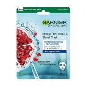 GARNIER Skin Active Moisture Bomb Μάσκα Προσώπου Υφασμάτινη Super Hydrating & Replumping για Αφυδατωμένη Επιδερμίδα 28g