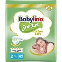 Babylino Sensitive Mini No2 3-6kg S 64τεμ